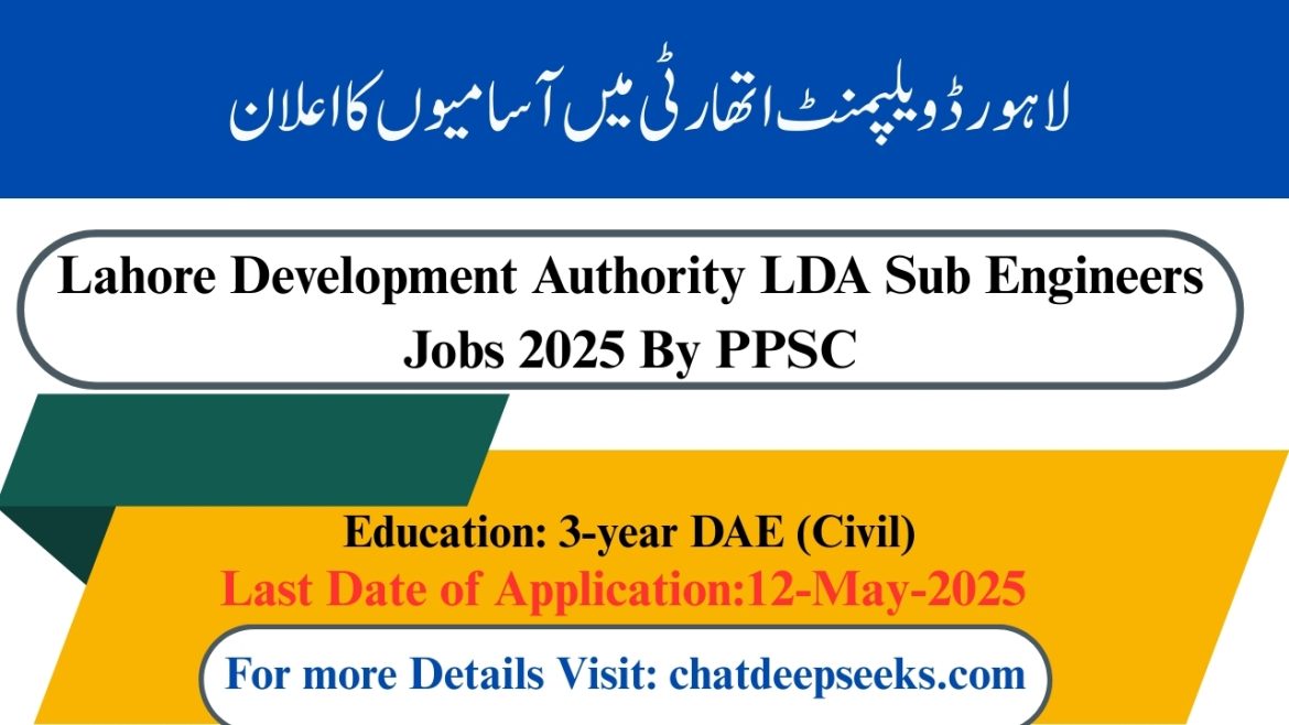 Lahore Development Authority LDA Jobs 2025