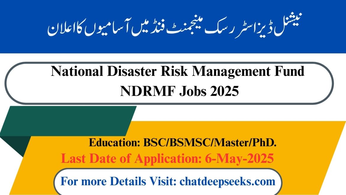 NDRMF Jobs 2025