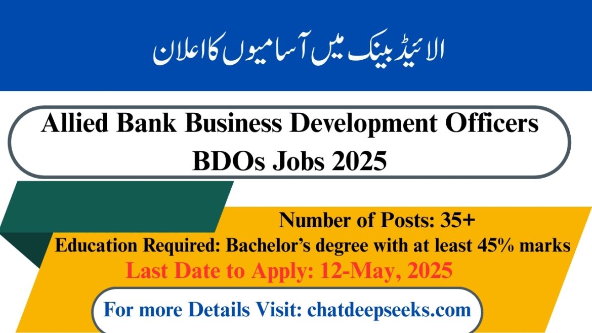 Allied Bank Jobs 2025